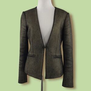 Cache Gold Weave Evening Blazer